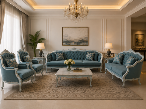 Tiffany Sofa Set
