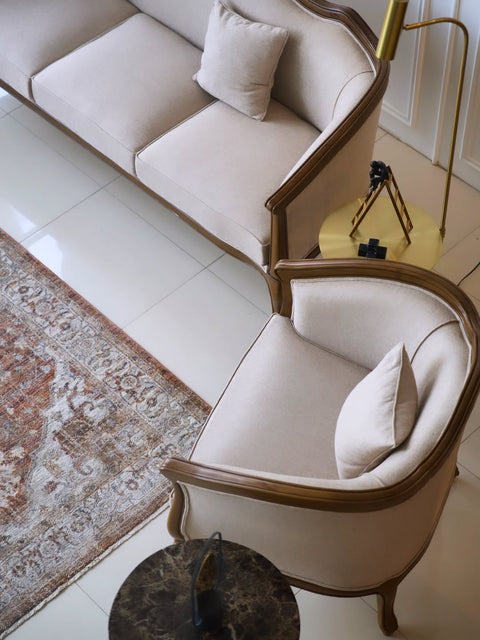 Espresso Sofa Set